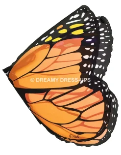 Outlet Orange Monarch Butterfly Fantasy Wings Dreamy Dress-Ups