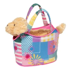 Cheap Patchwork Floral Sassy Sak With Golden Retriever Sassy Pet Saks