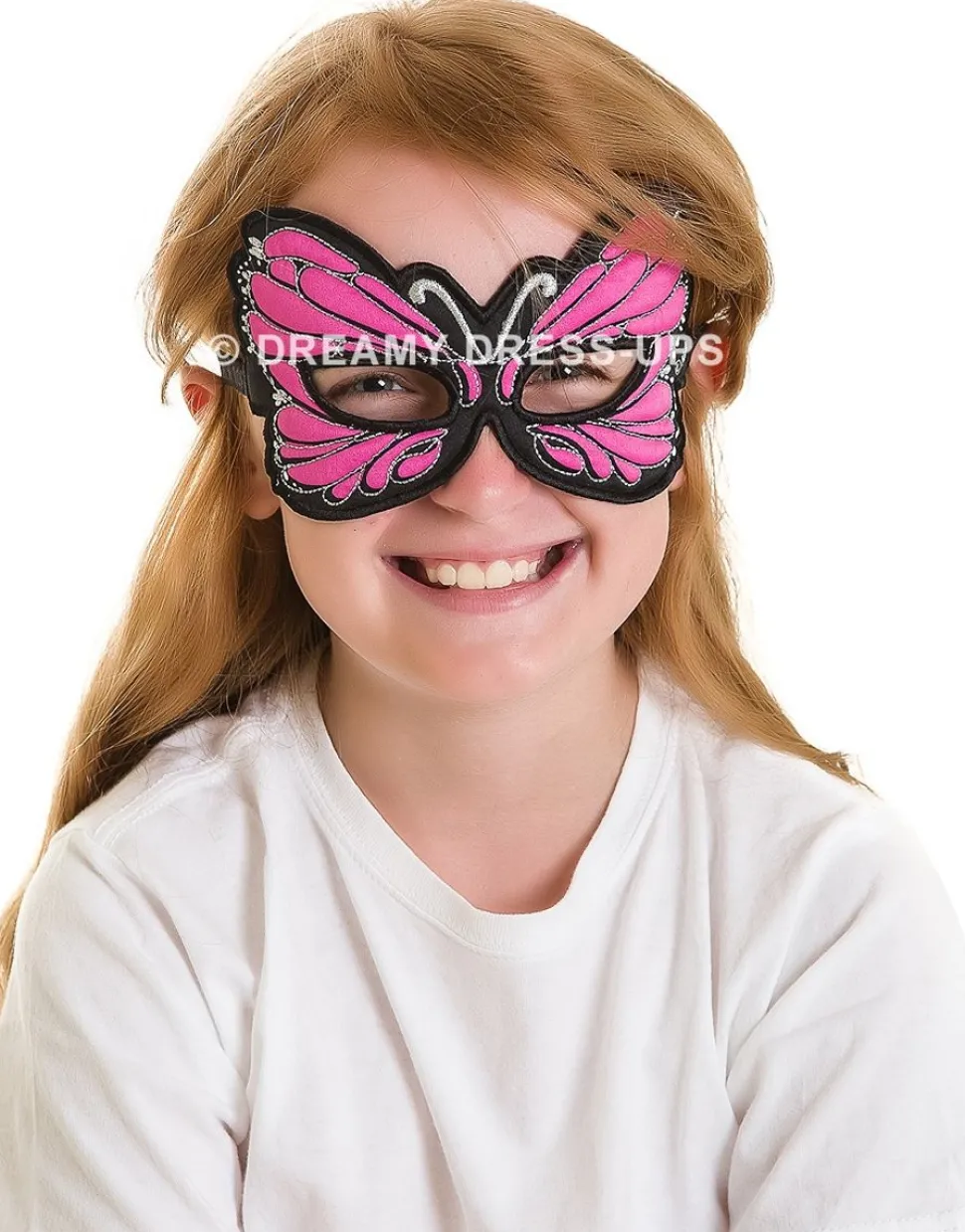 Outlet Pink Monarch Butterfly Fantasy Mask Dreamy Dress-Ups