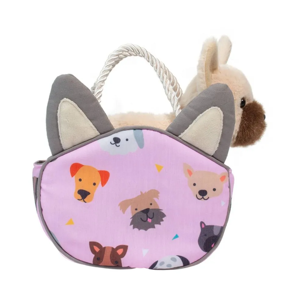 Fashion Puppy Pawty Sassy Sak With French Bulldog Sassy Pet Saks