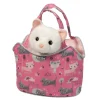 Sale Purr-Fect Pals Sassy Sak With White Cat Sassy Pet Saks
