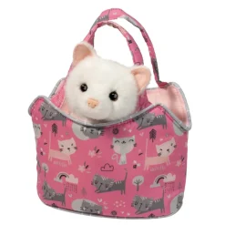 Sale Purr-Fect Pals Sassy Sak With White Cat Sassy Pet Saks