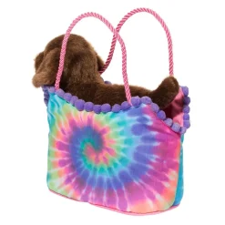 Flash Sale Tie Dye Sassy Sak With Chocolate Lab Sassy Pet Saks